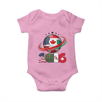 USA Mexico Canada Baby Onesie 2026 Football Fan Gift