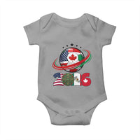 USA Mexico Canada Baby Onesie 2026 Football Fan Gift