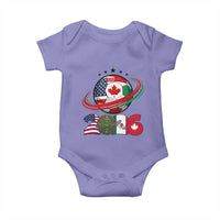 USA Mexico Canada Baby Onesie 2026 Football Fan Gift