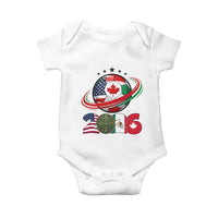 USA Mexico Canada Baby Onesie 2026 Football Fan Gift