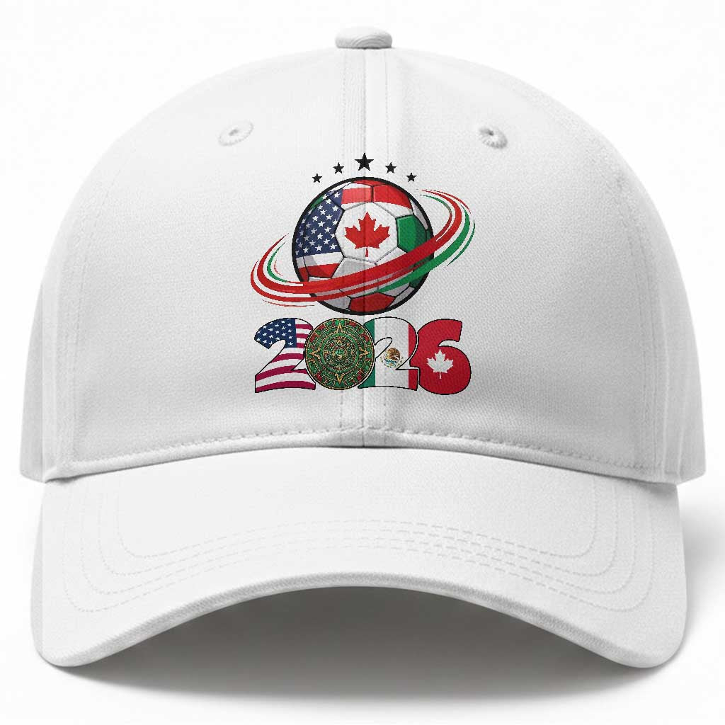 USA Mexico Canada Baseball Cap 2026 Football Fan Gift
