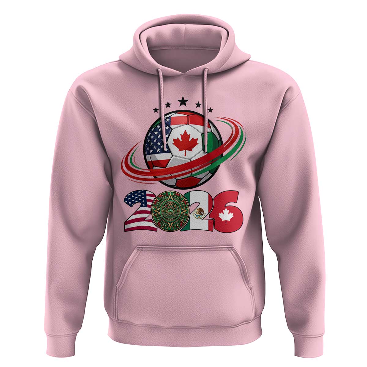 USA Mexico Canada Hoodie 2026 Football Fan Gift