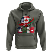 USA Mexico Canada Hoodie 2026 Football Fan Gift