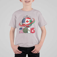 USA Mexico Canada T Shirt For Kid 2026 Football Fan Gift