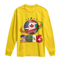 USA Mexico Canada Long Sleeve Shirt 2026 Football Fan Gift