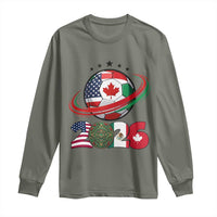USA Mexico Canada Long Sleeve Shirt 2026 Football Fan Gift