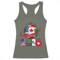 USA Mexico Canada Racerback Tank Top 2026 Football Fan Gift