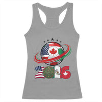 USA Mexico Canada Racerback Tank Top 2026 Football Fan Gift