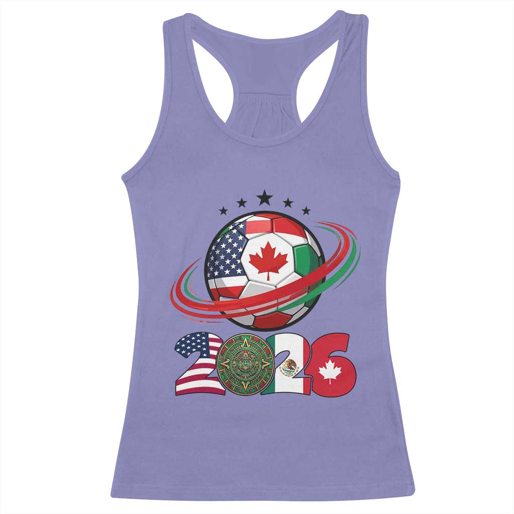 USA Mexico Canada Racerback Tank Top 2026 Football Fan Gift