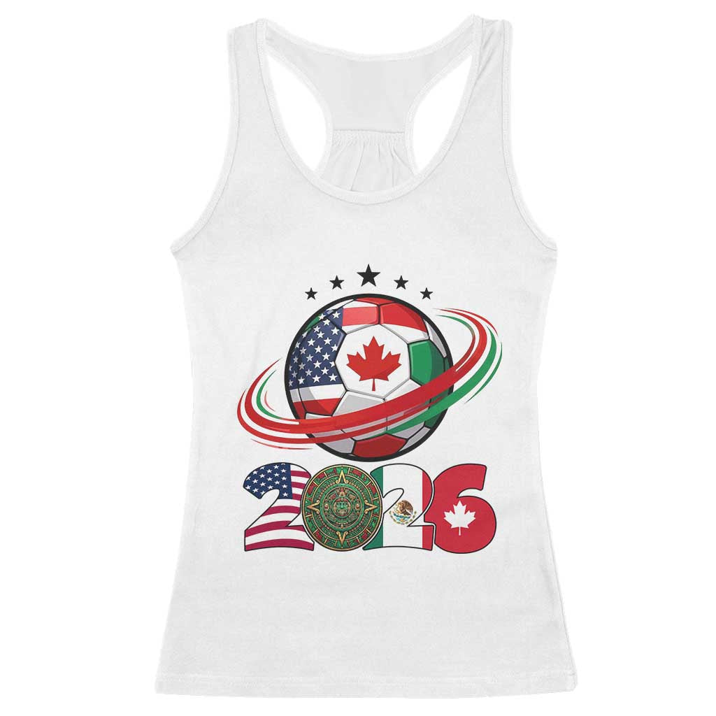 USA Mexico Canada Racerback Tank Top 2026 Football Fan Gift