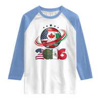 USA Mexico Canada Raglan Shirt 2026 Football Fan Gift