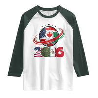 USA Mexico Canada Raglan Shirt 2026 Football Fan Gift