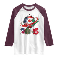 USA Mexico Canada Raglan Shirt 2026 Football Fan Gift