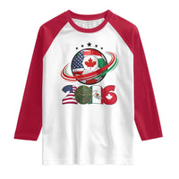 USA Mexico Canada Raglan Shirt 2026 Football Fan Gift