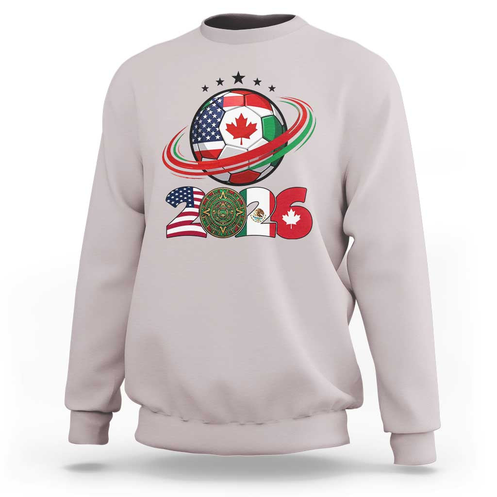 USA Mexico Canada Sweatshirt 2026 Football Fan Gift