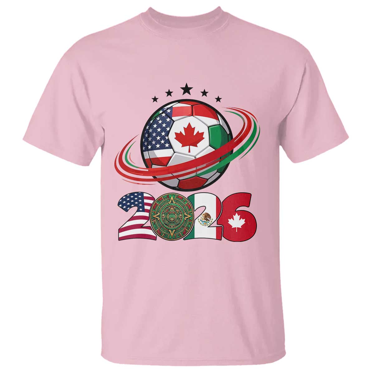 USA Mexico Canada T Shirt 2026 Football Fan Gift