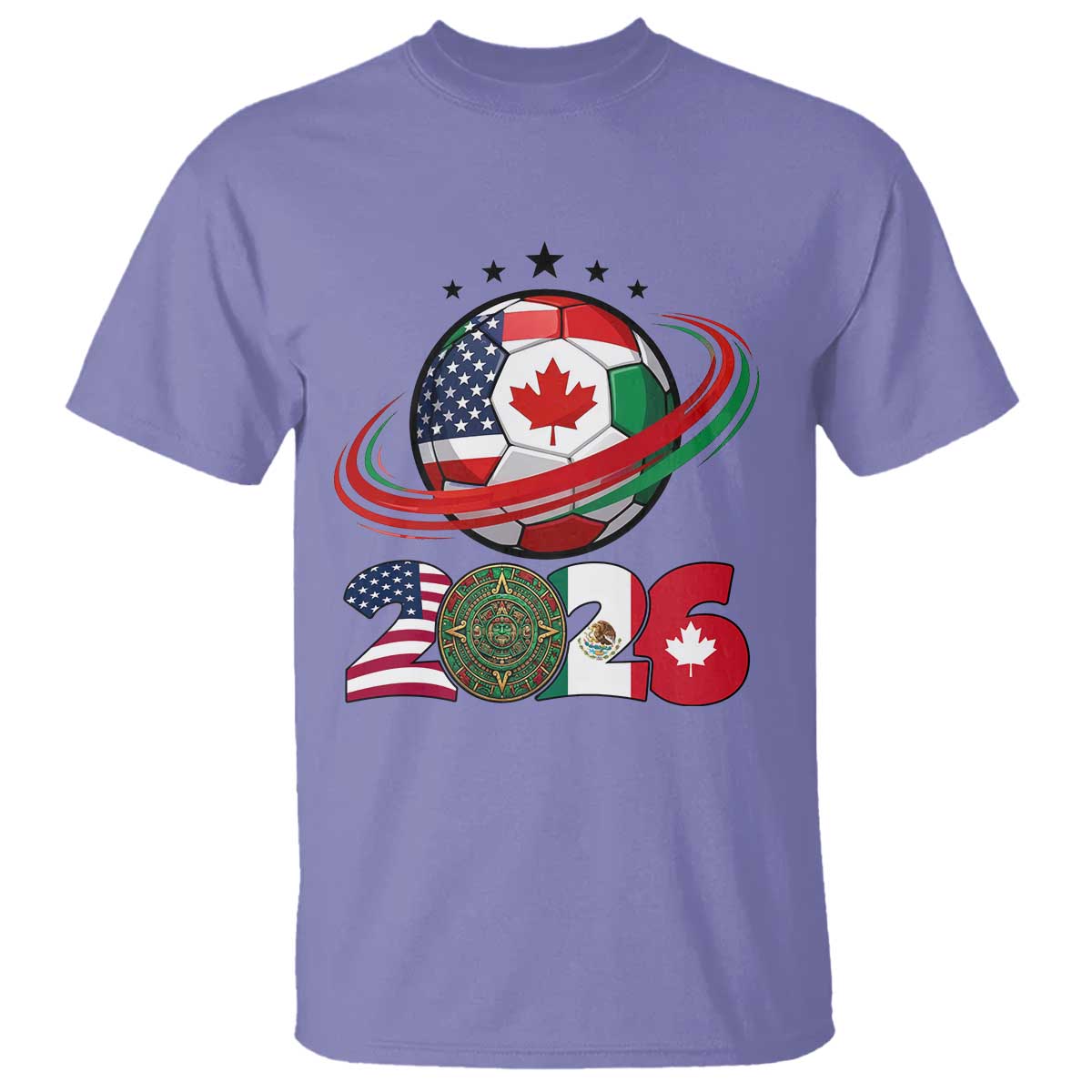 USA Mexico Canada T Shirt 2026 Football Fan Gift