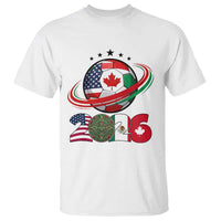 USA Mexico Canada T Shirt 2026 Football Fan Gift