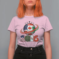 USA Mexico Canada T Shirt For Women 2026 Football Fan Gift