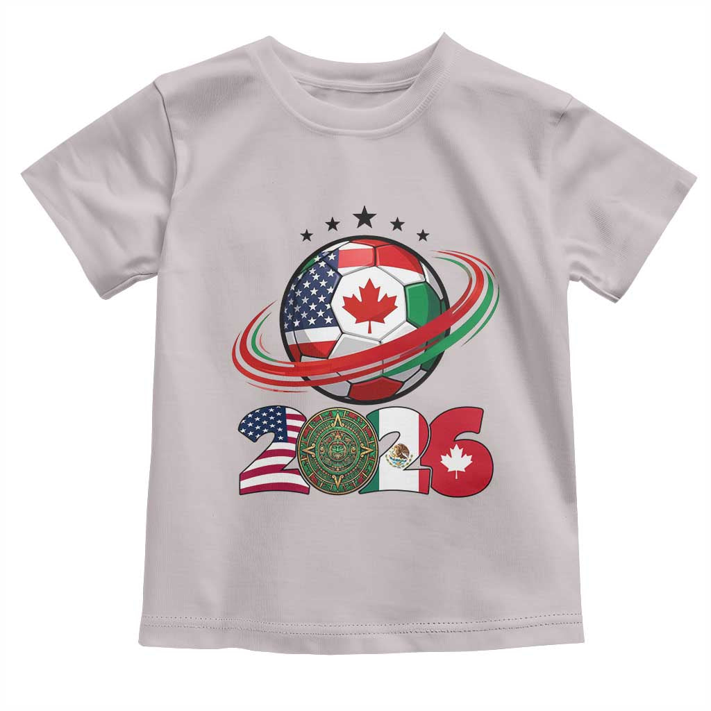 USA Mexico Canada Toddler T Shirt 2026 Football Fan Gift