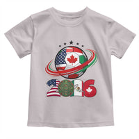 USA Mexico Canada Toddler T Shirt 2026 Football Fan Gift
