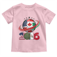 USA Mexico Canada Toddler T Shirt 2026 Football Fan Gift