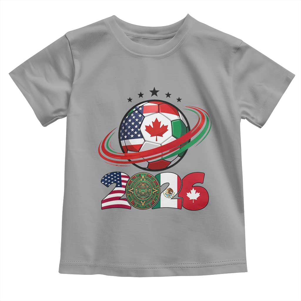USA Mexico Canada Toddler T Shirt 2026 Football Fan Gift