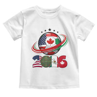 USA Mexico Canada Toddler T Shirt 2026 Football Fan Gift