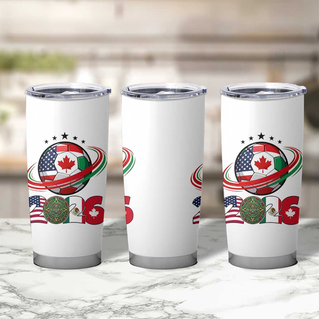 USA Mexico Canada Tumbler Cup 2026 Football Fan Gift