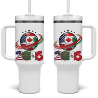 USA Mexico Canada Tumbler With Handle 2026 Football Fan Gift