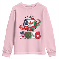 USA Mexico Canada Youth Sweatshirt 2026 Football Fan Gift