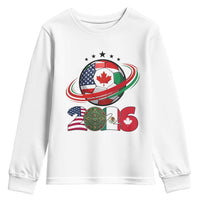 USA Mexico Canada Youth Sweatshirt 2026 Football Fan Gift