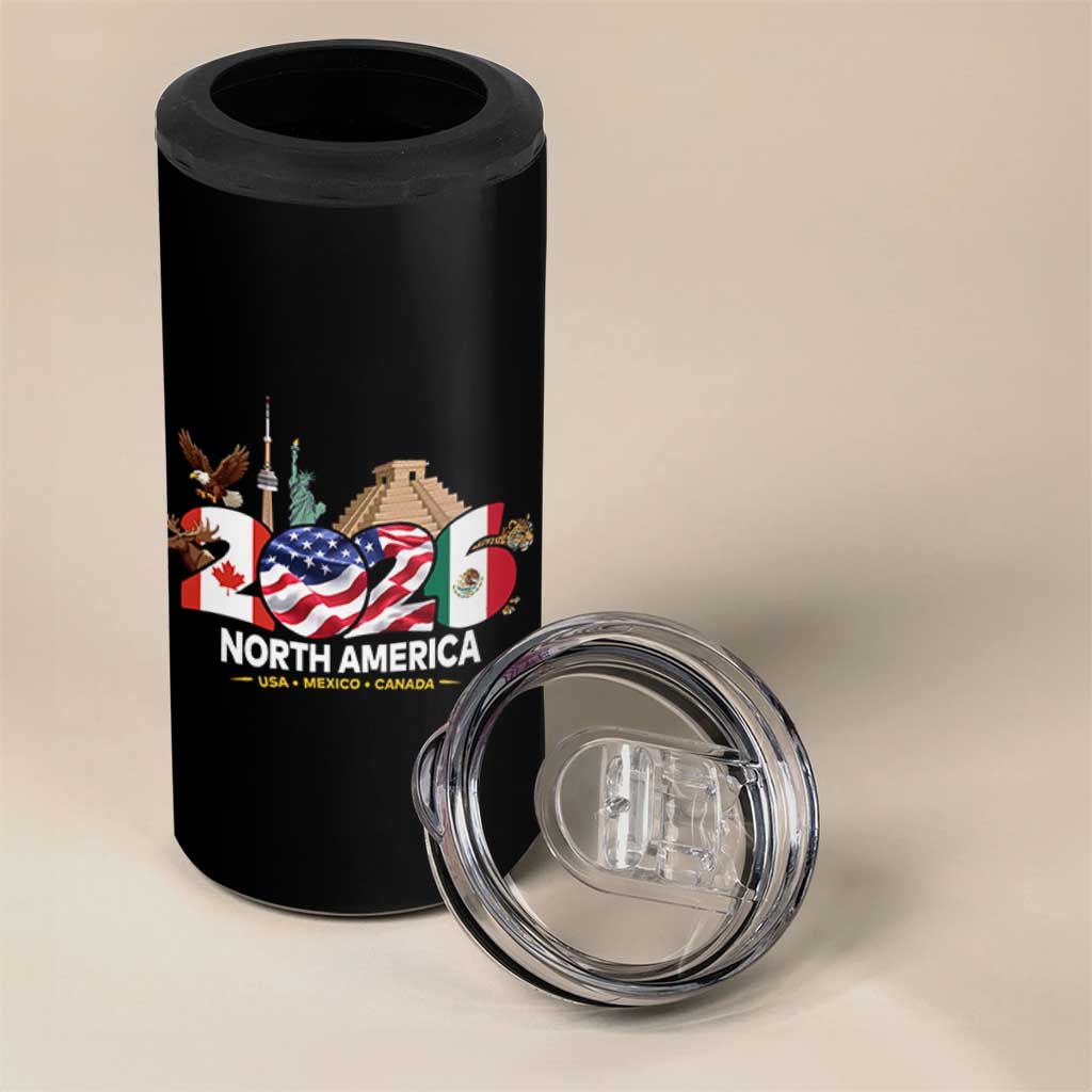 2026 North American Football Supporters 4 in 1 Can Cooler Tumbler