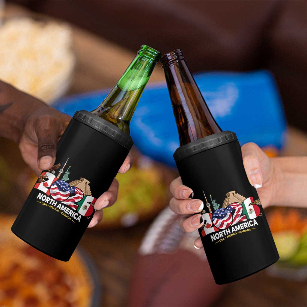 2026 North American Football Supporters 4 in 1 Can Cooler Tumbler