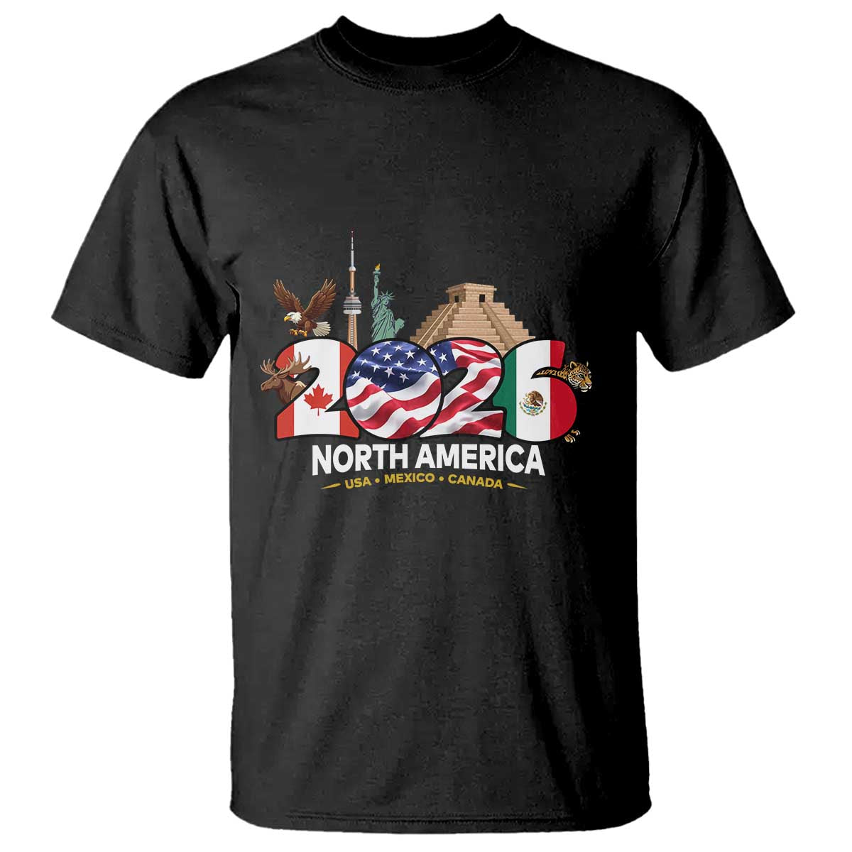 2026 North American Football Supporters T Shirt