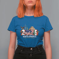 2026 North American Football Supporters T Shirt For Women