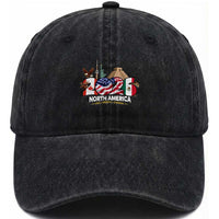 2026 North American Football Supporters Washed Cotton Baseball Cap