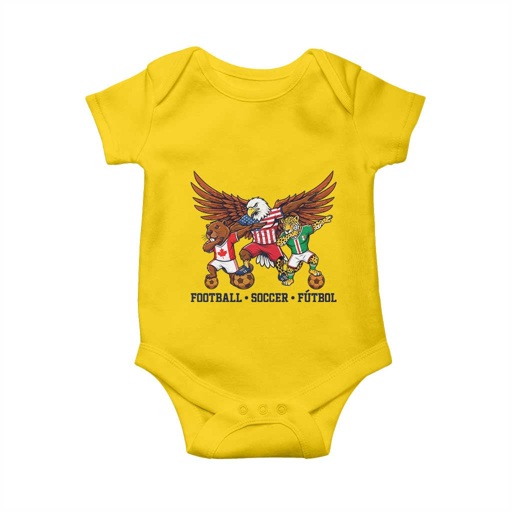Eagle Jaguar Beaver 2026 Football Baby Onesie Supporters Gift Idea