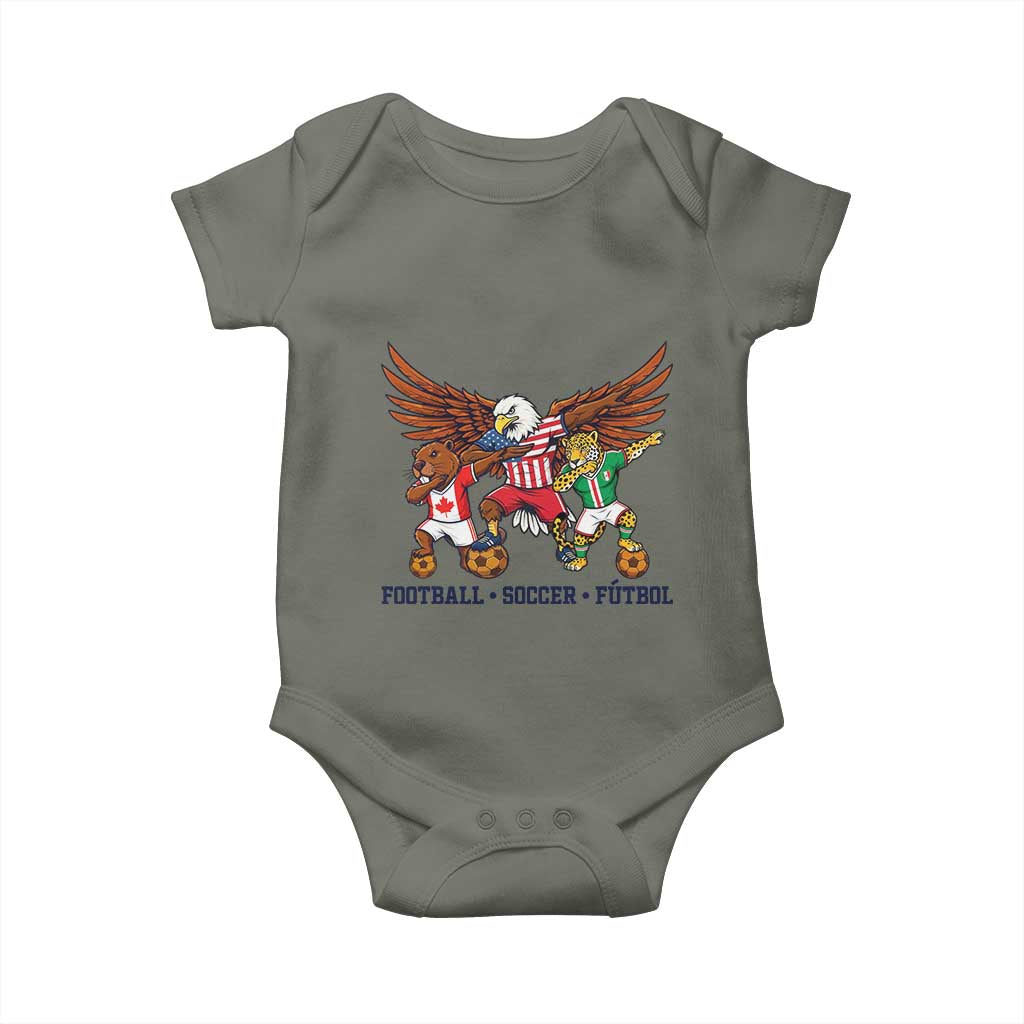 Eagle Jaguar Beaver 2026 Football Baby Onesie Supporters Gift Idea