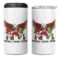 Eagle Jaguar Beaver 2026 Football 4 in 1 Can Cooler Tumbler Supporters Gift Idea