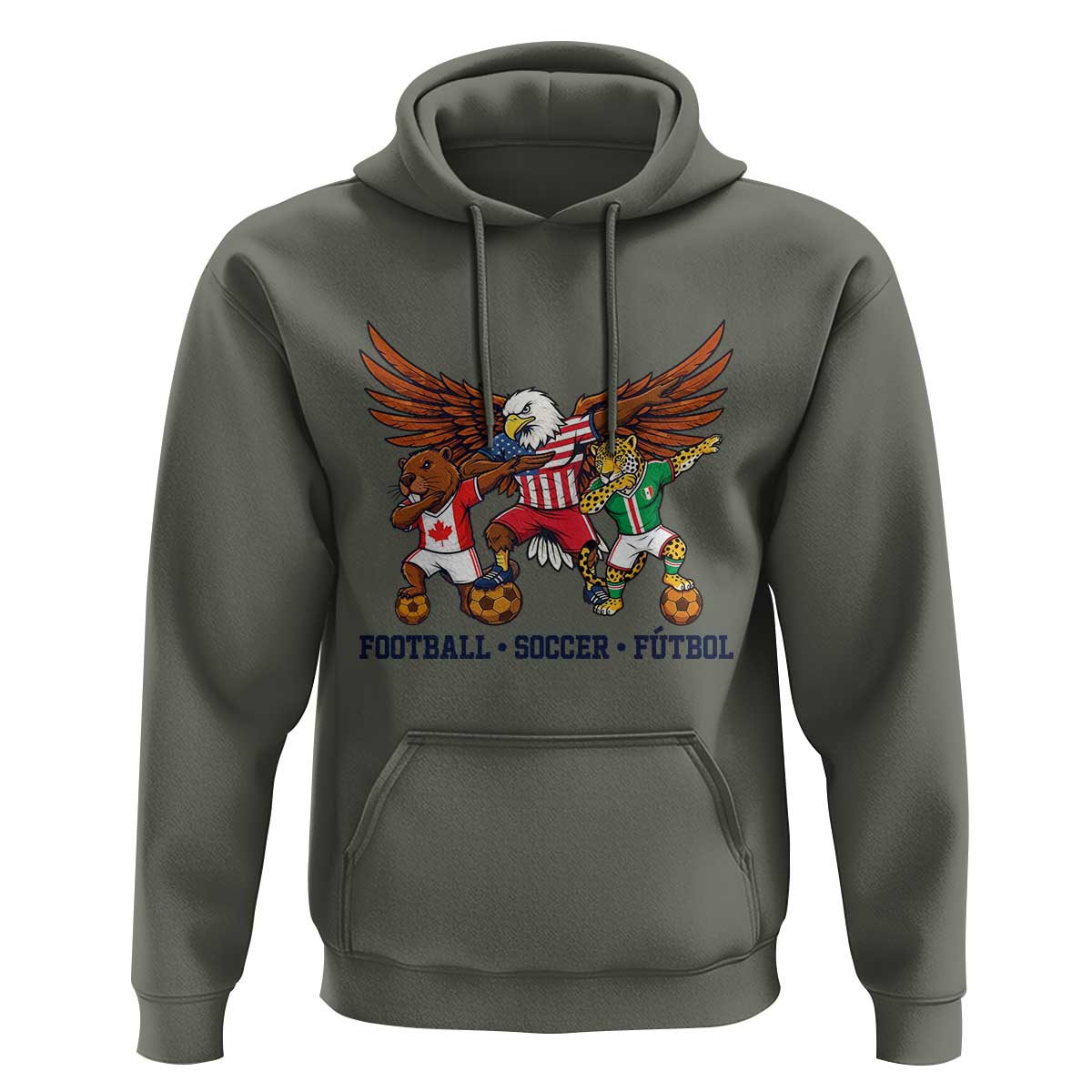 Eagle Jaguar Beaver 2026 Football Hoodie Supporters Gift Idea