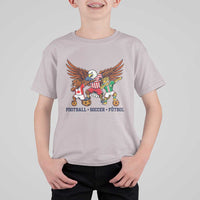 Eagle Jaguar Beaver 2026 Football T Shirt For Kid Supporters Gift Idea
