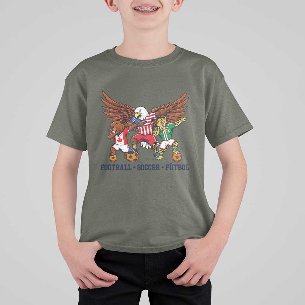 Eagle Jaguar Beaver 2026 Football T Shirt For Kid Supporters Gift Idea