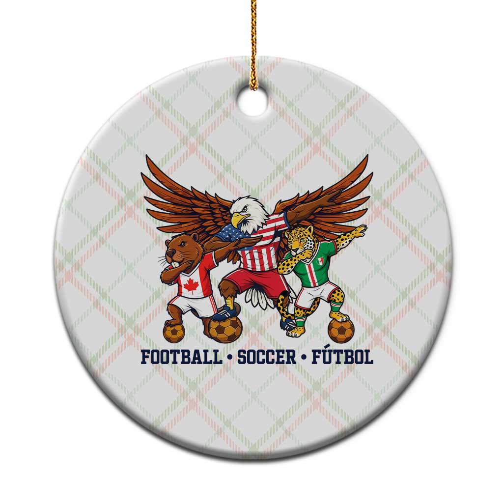 Eagle Jaguar Beaver 2026 Football Ceramic Ornament Supporters Gift Idea