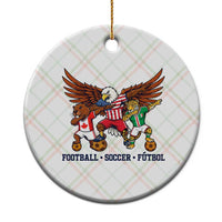 Eagle Jaguar Beaver 2026 Football Ceramic Ornament Supporters Gift Idea