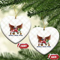 Eagle Jaguar Beaver 2026 Football Ceramic Ornament Supporters Gift Idea