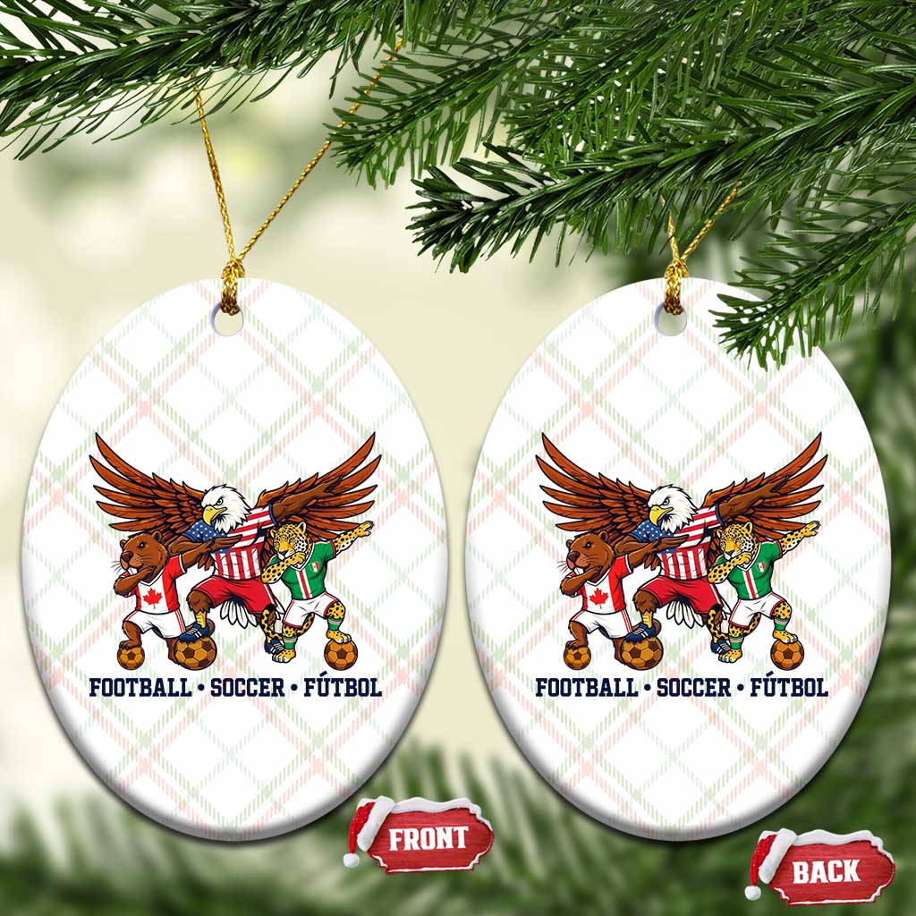 Eagle Jaguar Beaver 2026 Football Ceramic Ornament Supporters Gift Idea