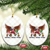 Eagle Jaguar Beaver 2026 Football Ceramic Ornament Supporters Gift Idea