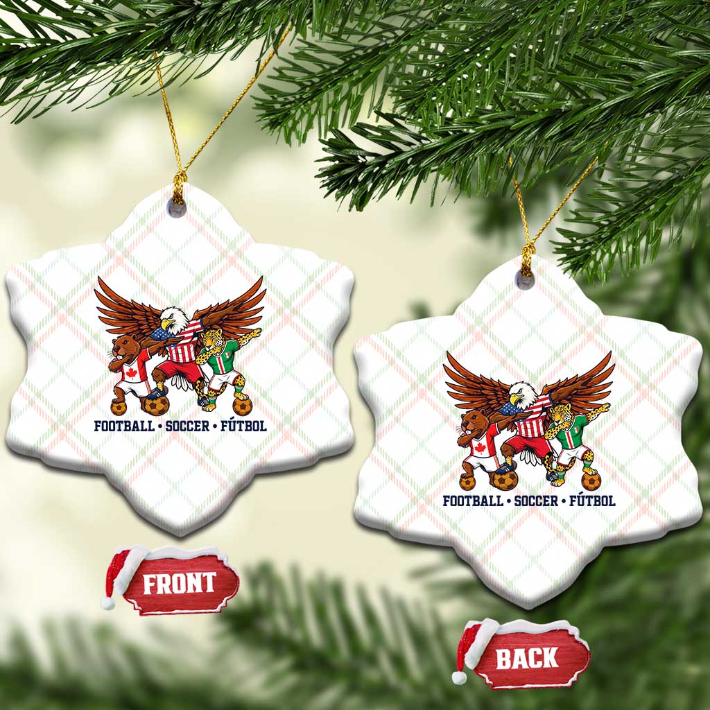 Eagle Jaguar Beaver 2026 Football Ceramic Ornament Supporters Gift Idea