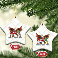 Eagle Jaguar Beaver 2026 Football Ceramic Ornament Supporters Gift Idea